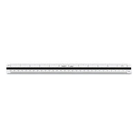 Triangular Scale, Plastic, 12" Long, Engineering, Color-Coded-(CHA235E)