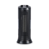 Mini Tower Ceramic Heater, 1,500 W, 7.37 x 7.37 x 17.37, Black-(ALEHECT17)